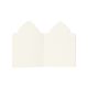 Bloc-notes, papier, silhouette maison à pignon, 20 x 15 cm Bloc-notes, papier, silhouette maison à pignon, 20 x 15 cm