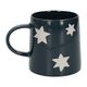 Mug, étoiles, grès, Ø9 X 9,5 cm Mug, étoiles, grès, Ø9 X 9,5 cm