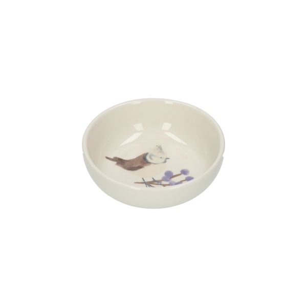 Coupelle, mésange huppée, grès, Ø 9 cm Coupelle, mésange huppée, grès, Ø 9 cm