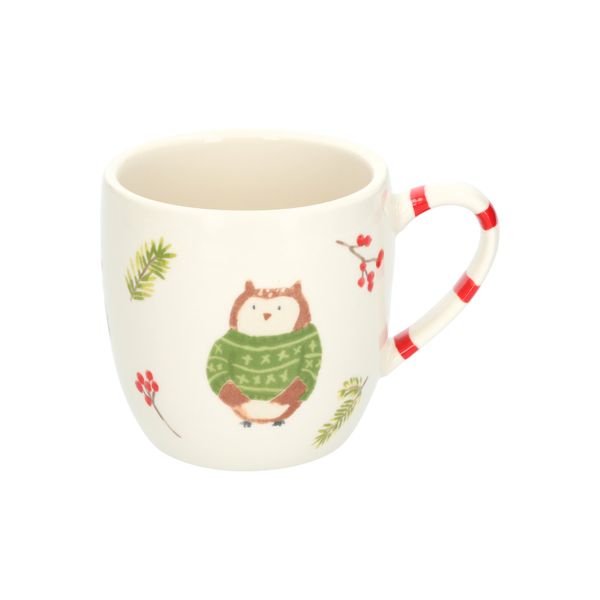 Mug, chouette, grès, Ø8.5 cm Mug, chouette, grès, Ø8.5 cm