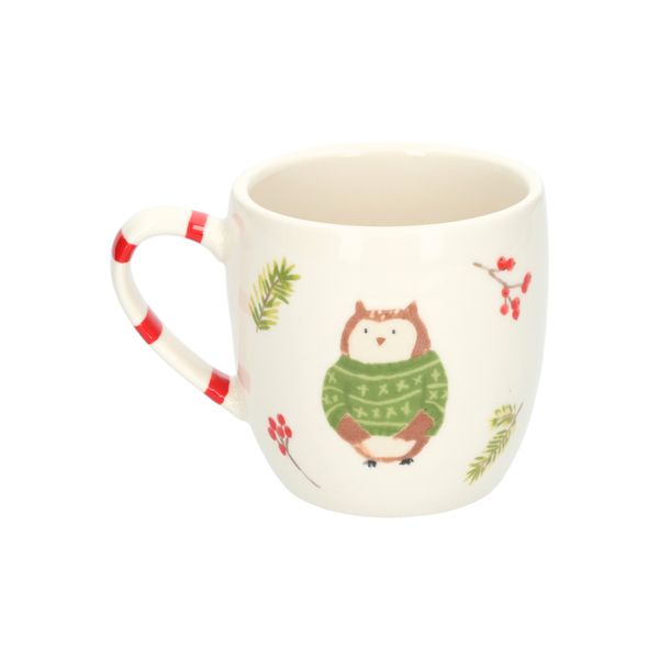 Mug, chouette, grès, Ø8.5 cm Mug, chouette, grès, Ø8.5 cm