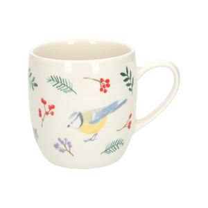 Mok, steengoed, vogels, Ø8,5 CM