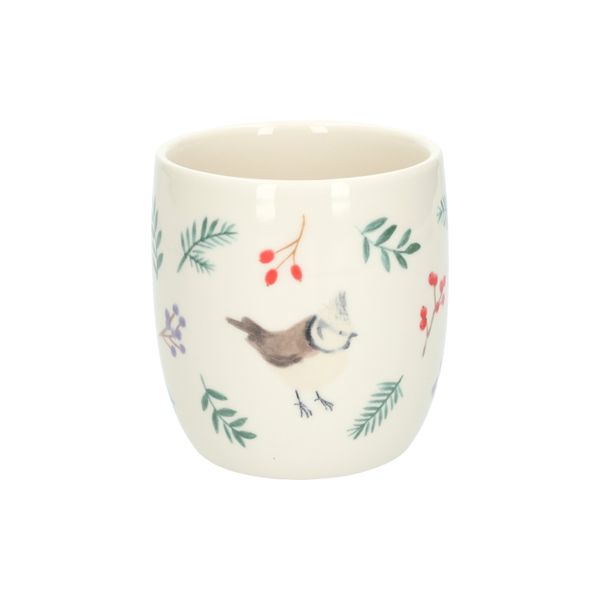 Mok, steengoed, vogels, Ø8,5 CM