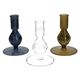 Kandelaar, glas, ster, 12,5 cm