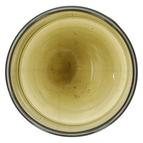 Waxinelichthouder, groen glas, ster, 7,5 cm