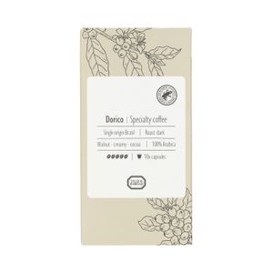 Café expresso en capsules, biodégradables, Dorico Brazil, 10 pcs