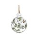 Kerstbal met takjes, glas, Ø 5 cm