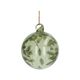 Kerstbal met takjes, glas, groen, Ø 8 cm