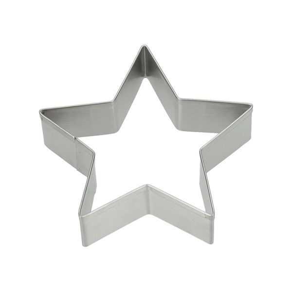 Emporte-pièce, étoile, inox recyclé Emporte-pièce, étoile, inox recyclé