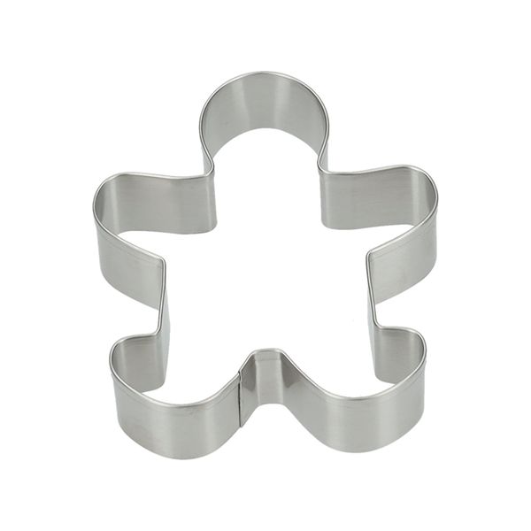Emporte-pièce, bonhomme pain d'épices, inox recyclé Emporte-pièce, bonhomme pain d'épices, inox recyclé
