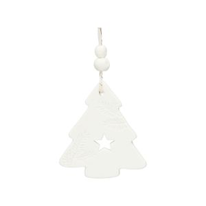 Hanger kerstboom, porselein