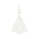 Suspension, sapin de Noël, porcelaine Suspension, sapin de Noël, porcelaine