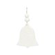 Suspension, clochette de Noël, porcelaine Suspension, clochette de Noël, porcelaine