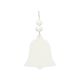 Suspension, clochette de Noël, porcelaine Suspension, clochette de Noël, porcelaine