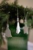 Hanger ster, porselein, 5,5 cm