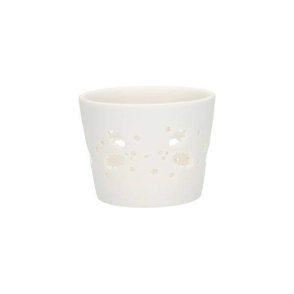 Photophore pour bougie chauffe-plat, blanc, porcelaine, Ø7 X 5,5 cm Photophore pour bougie chauffe-plat, blanc, porcelaine, Ø7 X 5,5 cm