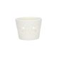 Photophore pour bougie chauffe-plat, blanc, porcelaine, Ø7 X 5,5 cm Photophore pour bougie chauffe-plat, blanc, porcelaine, Ø7 X 5,5 cm