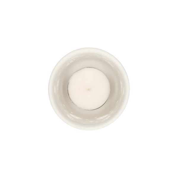 Waxinelichthouder, porselein, wit, Ø7 X 5,5 cm