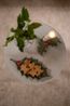 Plat, feuille de houx, porcelaine Plat, feuille de houx, porcelaine