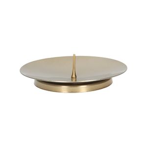 Bougeoir pour bougie de l'Avent, laiton,  Ø 10 cm Bougeoir pour bougie de l'Avent, laiton,  Ø 10 cm