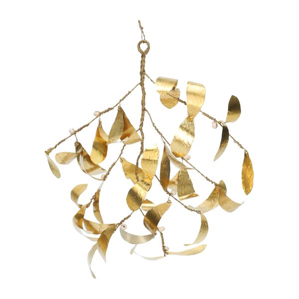 Hanger mistletoe met besjes, messing