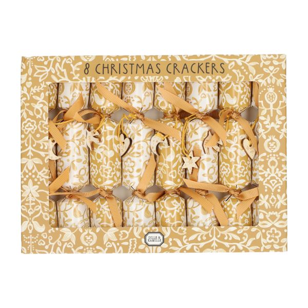 Christmas cracker, decoratief papier, 8 stuks in een doosje