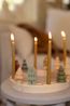 Jaarring of adventskalender, hout, inclusief stekers