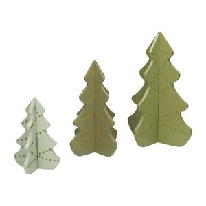 DIY kerstbomen 3D, hout, set van 3