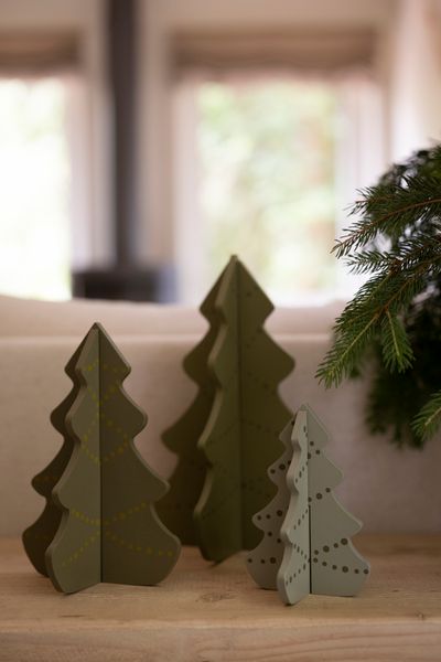 DIY kerstbomen 3D, hout, set van 3