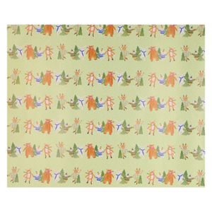 Papier d'emballage, animaux dansants, 70 x 250 cm,