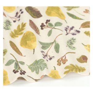 Nappe, coton bio GOTS, récolte de poires, 145 x 180 cm