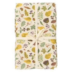 Nappe, coton bio GOTS, récolte de poires, 145 x 250 cm