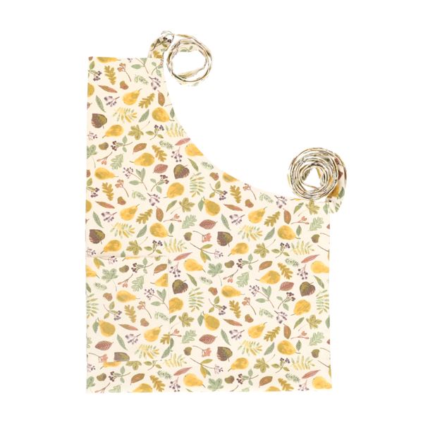 Keukenschort, GOTS bio-katoen, perenoogst, 85 x 90 cm