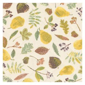 Gant de cuisine, coton bio GOTS, récolte de poires, 32 x 14 cm