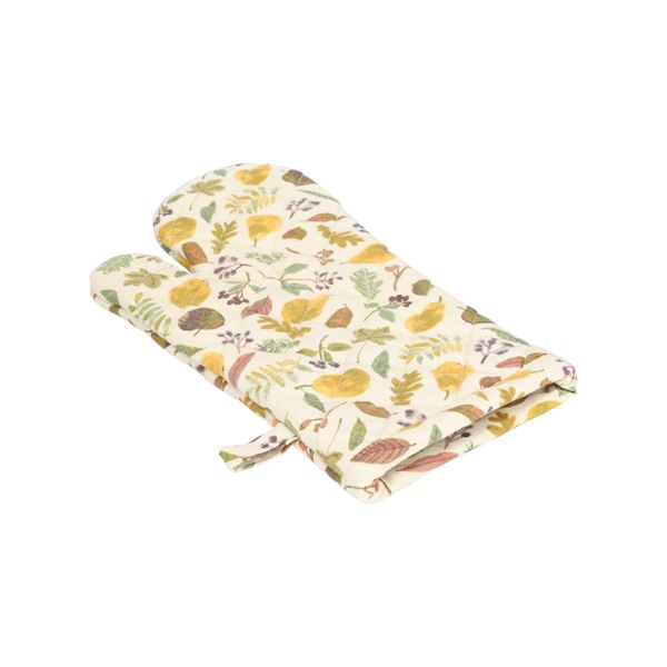 Gant de cuisine, coton bio GOTS, récolte de poires, 32 x 14 cm