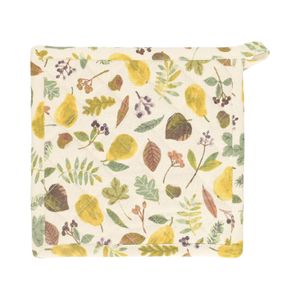 Manique, coton bio GOTS, récolte de poires, 20 x 20 cm Manique, coton bio GOTS, récolte de poires, 20 x 20 cm