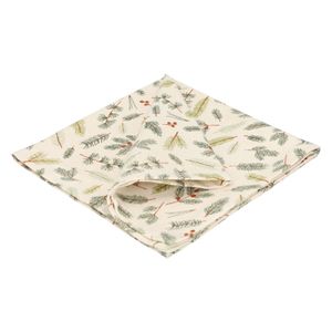 Napkin, GOTS organic cotton, Christmas green, 40 x 40 cm Napkin, GOTS organic cotton, Christmas green, 40 x 40 cm