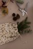Pochon cadeau, coton bio GOTS, verdure de Noël, 24 x 29 cm