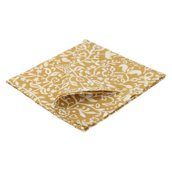 Serviette de table, coton bio GOTS, dessin, 40 x 40 cm
