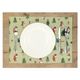 Placemat, GOTS bio-katoen, winterbos,  35 x 50 cm
