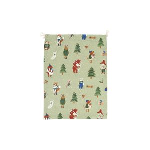 Cadeauzakje, GOTS bio-katoen, winterbos, 27 x 37 cm Cadeauzakje, GOTS bio-katoen, winterbos, 27 x 37 cm