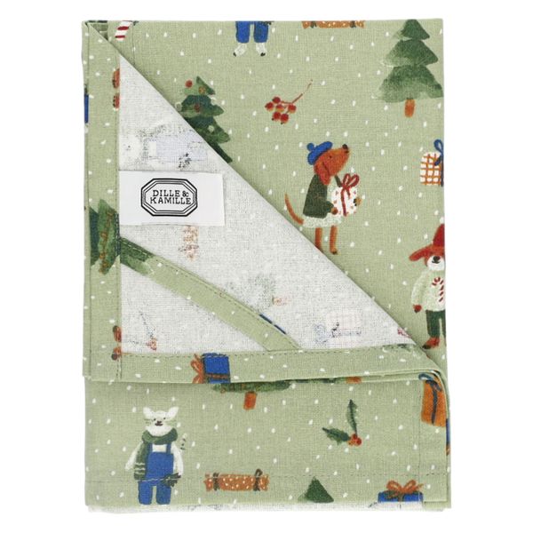 Theedoek, GOTS bio-katoen, winterbos, 50 x 70 cm Theedoek, GOTS bio-katoen, winterbos, 50 x 70 cm