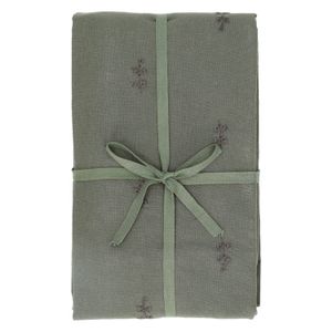 Nappe, coton bio GOTS, brodée brindilles, 145 x 250 cm Nappe, coton bio GOTS, brodée brindilles, 145 x 250 cm