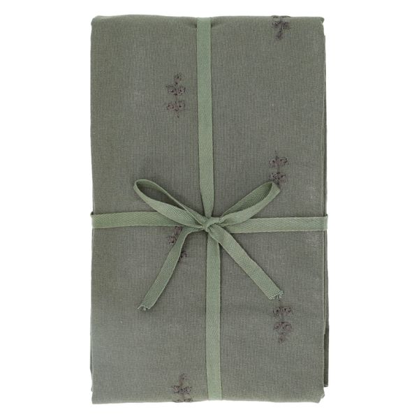 Nappe, coton bio GOTS, brodée brindilles, 145 x 250 cm Nappe, coton bio GOTS, brodée brindilles, 145 x 250 cm