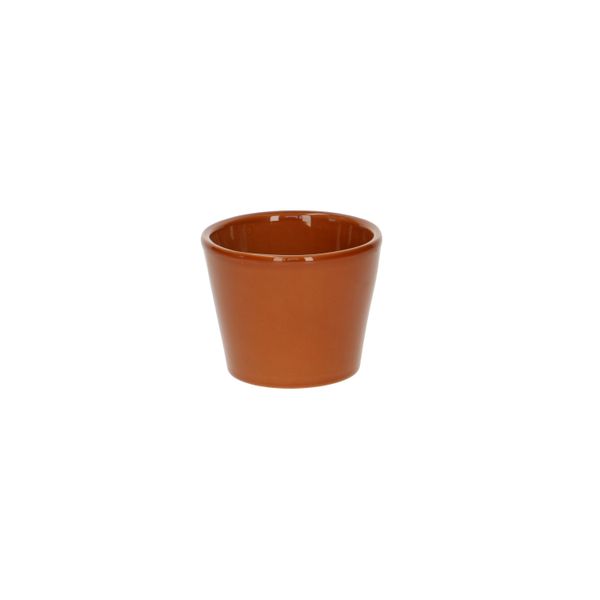 Bloempot, aardewerk, terracotta kleur,Ø7 cm