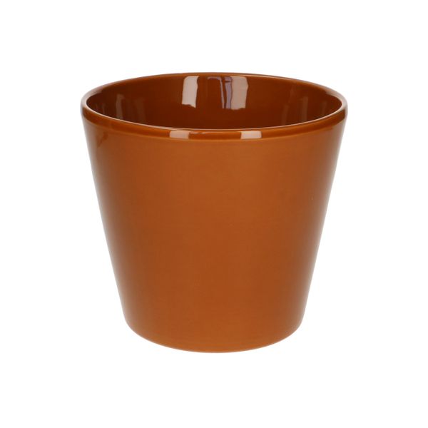Bloempot, aardewerk, terracotta kleur,Ø17,5 cm