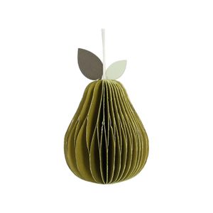 Hanger peer, papier, honingraat, 8,5 cm