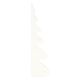 Sapin de Noël, blanc, grand, papier plié, 30 cm Sapin de Noël, blanc, grand, papier plié, 30 cm