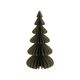 Kerstboom uitvouwbaar, papier, klein, mosgroen, 23 cm