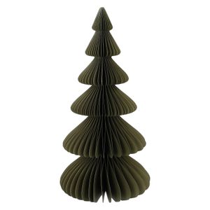 Kerstboom uitvouwbaar, papier, groot, mosgroen, 30 cm